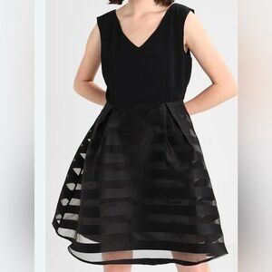 Joan and David Black Dress